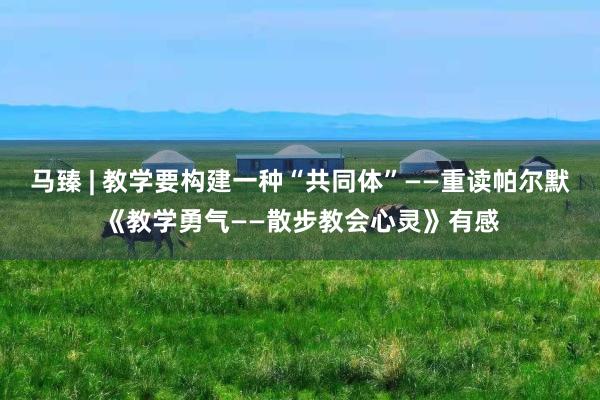 马臻 | 教学要构建一种“共同体”——重读帕尔默《教学勇气——散步教会心灵》有感